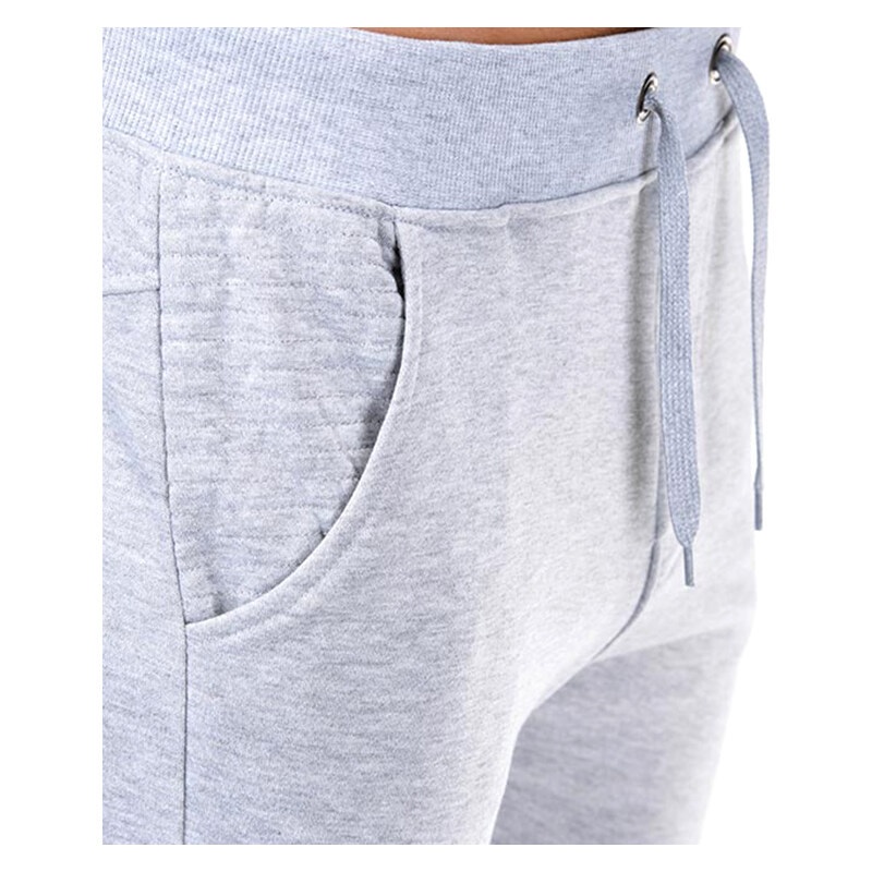 Lesara Sweatpants mit Reißverschluss-Details - Grau - S