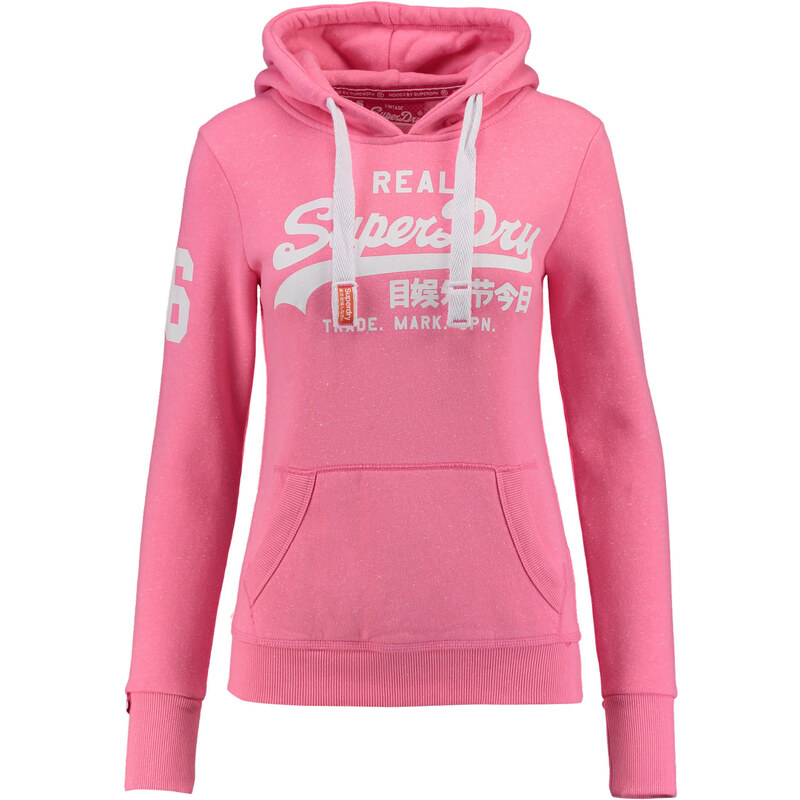 Superdry: Damen Sweatshirt mit Kapuze, rosa, verfügbar in Größe M