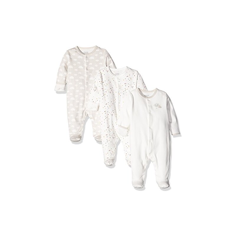 Mamas & Papas Unisex Baby Spieler 3 Pack All in One Sweet Dreams, 3