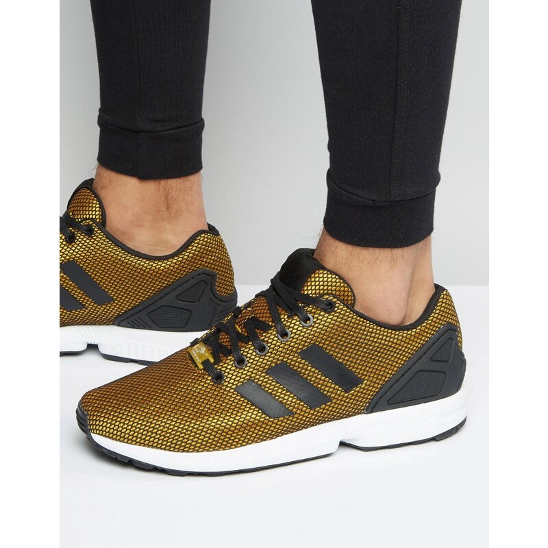 adidas Originals - ZX Flux - Goldene Sneaker, S32275 - Gold