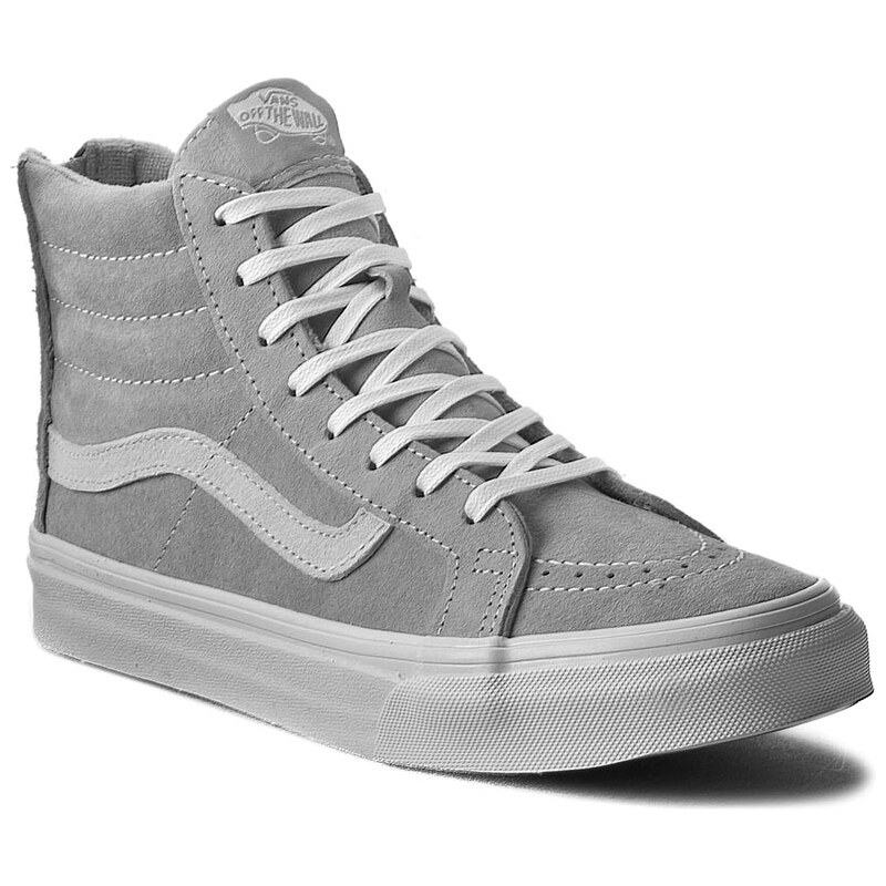 Sneakers VANS - Sk8-Hi Slim Zip VN000HX8JV9 (Scotchgard) Cool Grey/Bl