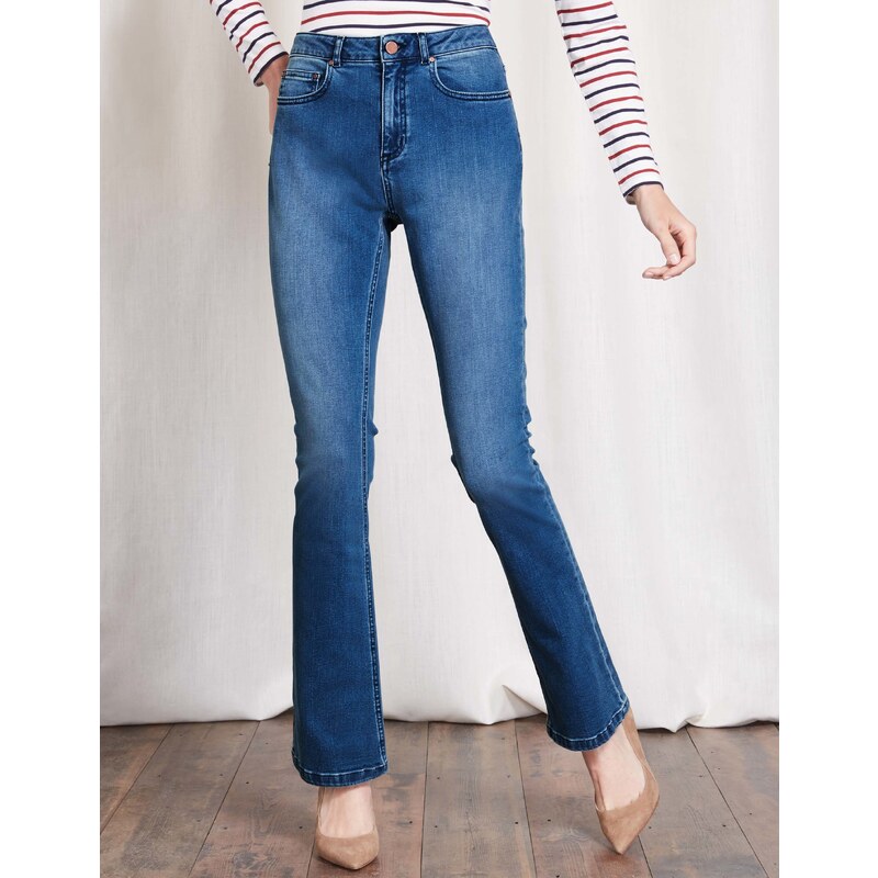 Schmale Marylebone Bootcut-Jeans Vintage Denim Damen Boden