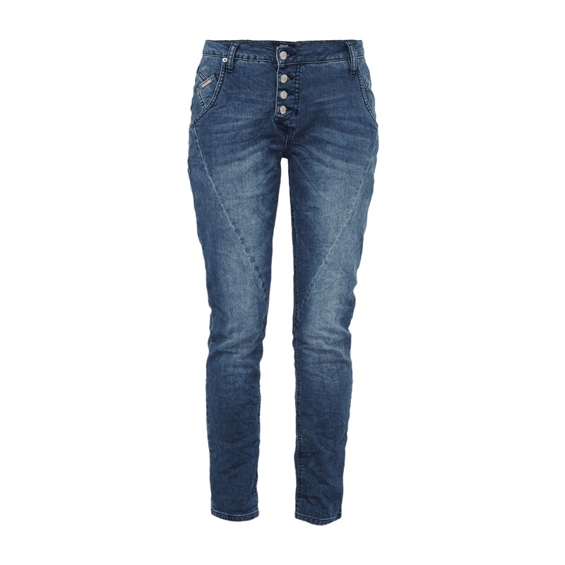Opus Stone Washed Boyfriend Fit 5-Pocket-Jeans