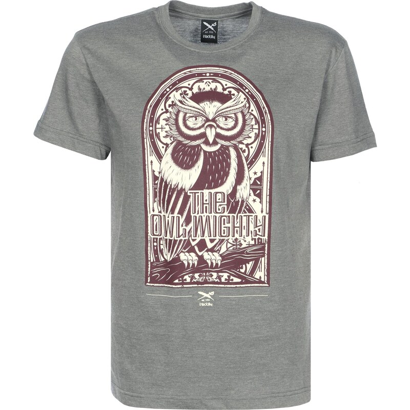 Iriedaily The Owl Mighty T-Shirt charc mel.