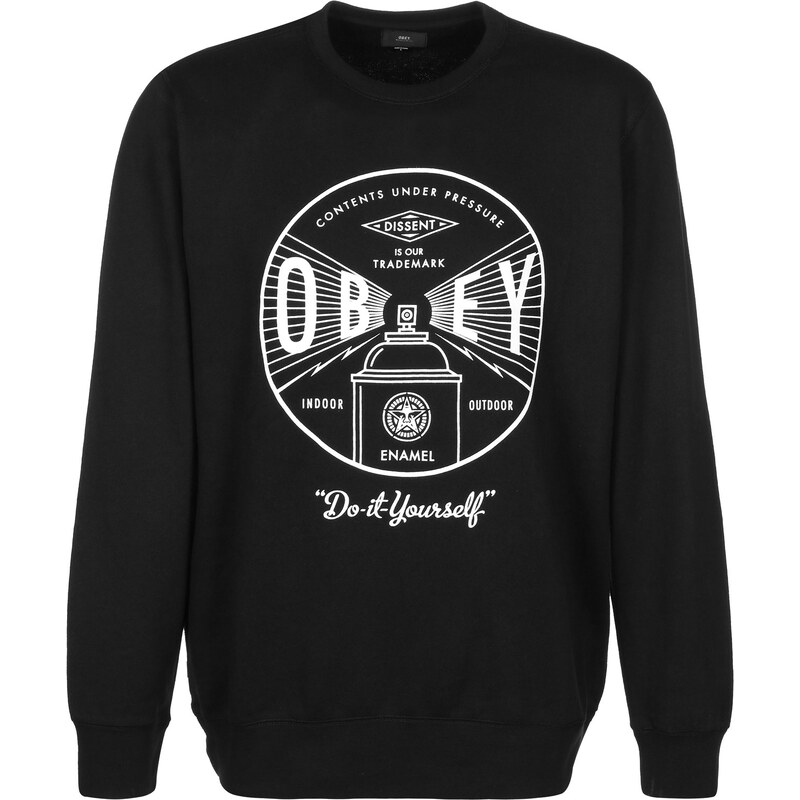 Obey Under Pressure Crew Sweater black