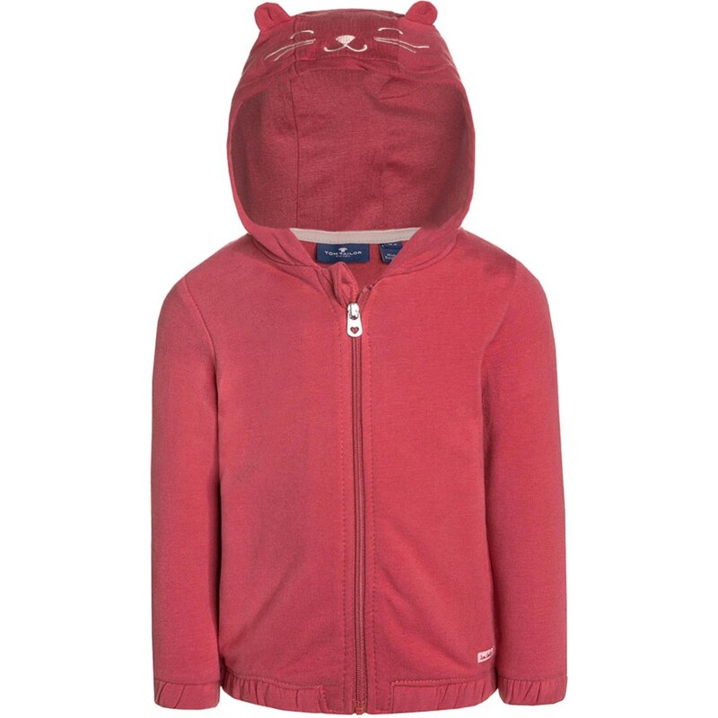 TOM TAILOR Sweatjacke berry red