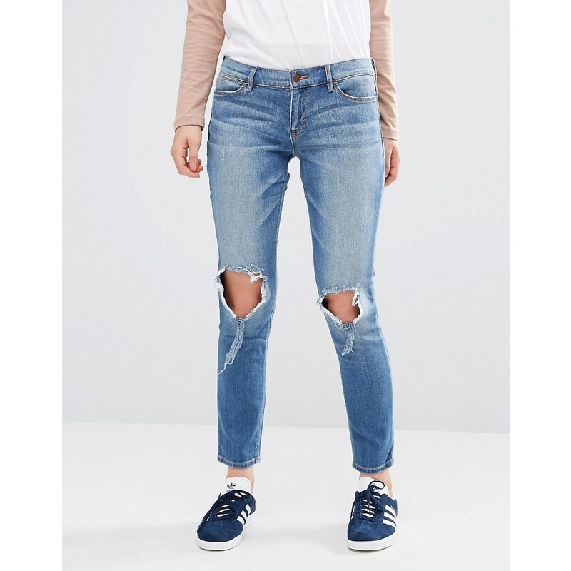 Ditto's - Selena - Enge Jeans mit mittelhohem Bund - Blau