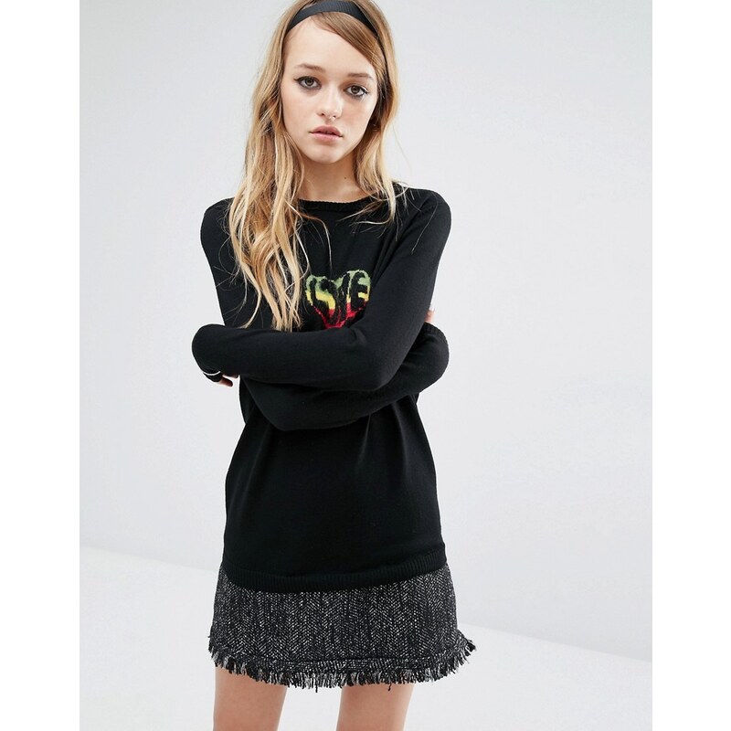Fred Perry - Bella Freud Love - Pullover - Schwarz