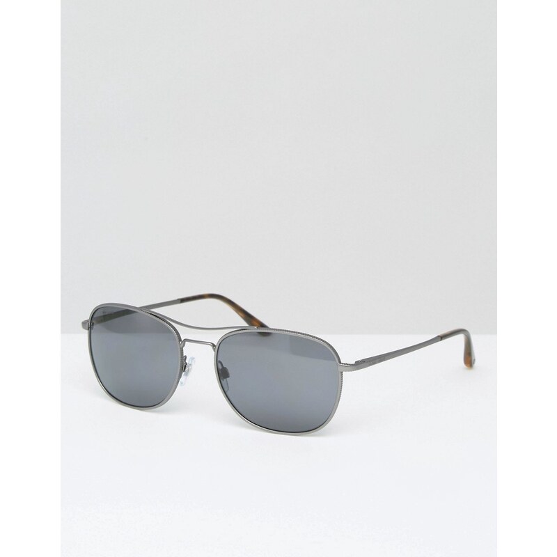 Giorgio Armani Giorgio Armarni - Pilotensonnenbrille aus Metall - Silber