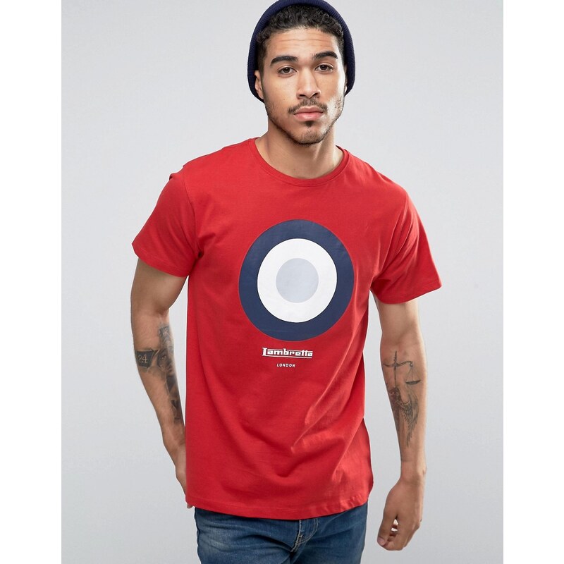 Lambretta - Classic Target - T-Shirt - Rot