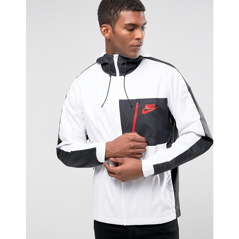 Nike - AV15 - Kapuzenjacke in Weiß 804732-100 - Weiß