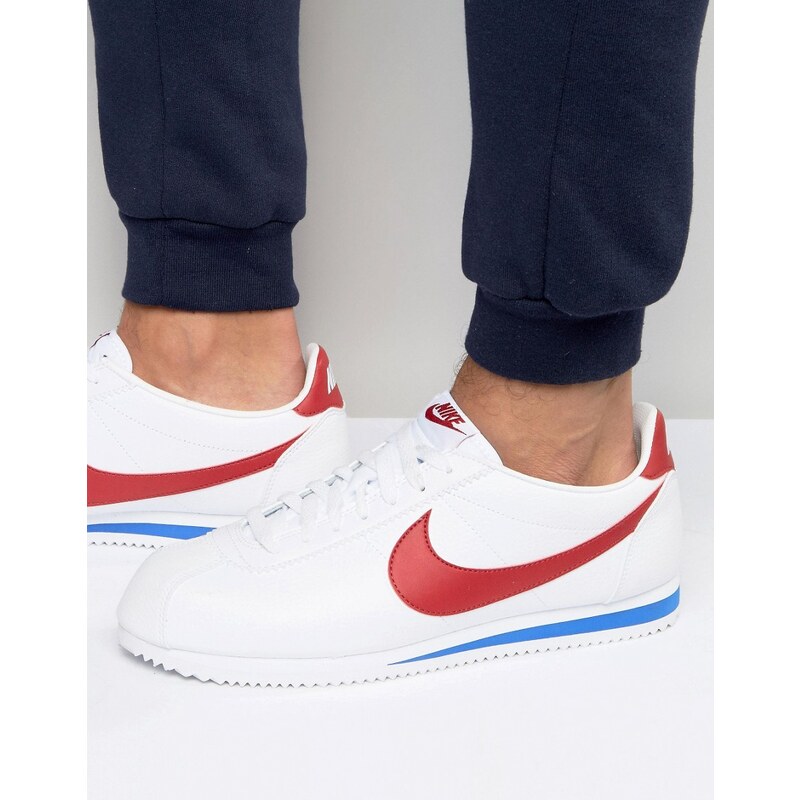 Nike - Cortez - Weiße Leder-Sneaker, 749571-154 - Weiß