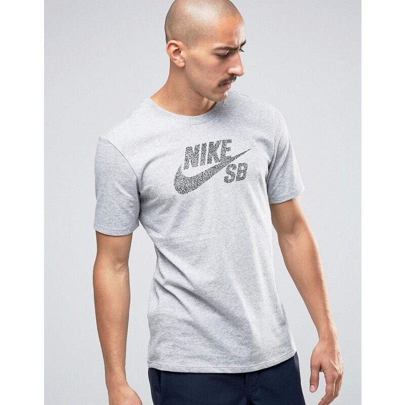 Nike SB - Icon Dots - Graues T-Shirt, 844107-063 - Grau
