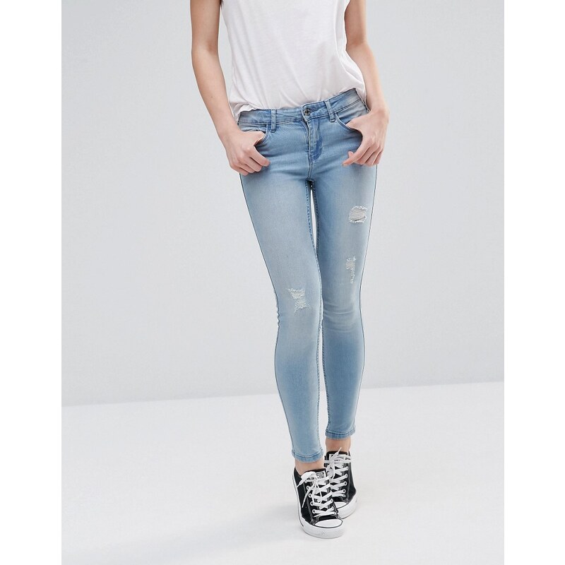 Noisy May - Lucy - Jeans mit Zierrissen, 30 Zoll - Blau