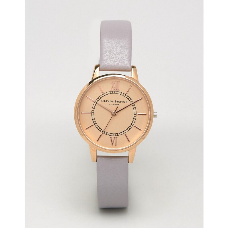 Olivia Burton - Wonderland - Armbanduhr in Flieder und Rosa, OB15WD29 - Gold