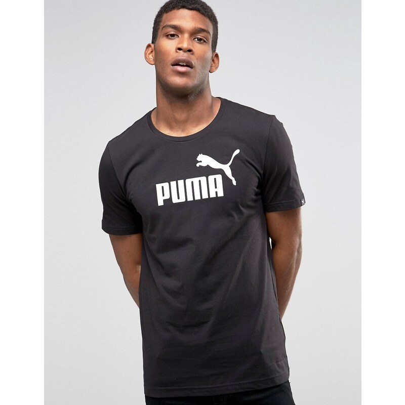 Puma - No.1 - T-Shirt mit Logo in Schwarz, 83185401 - Schwarz