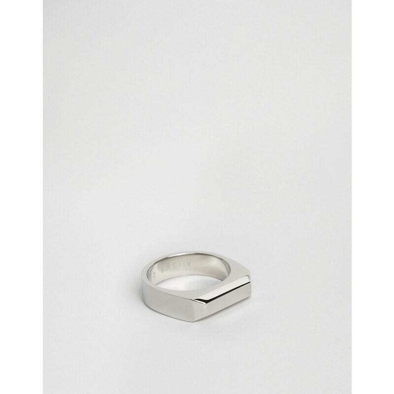Ted Baker - Silberner Ring mit geformtem Design - Silber
