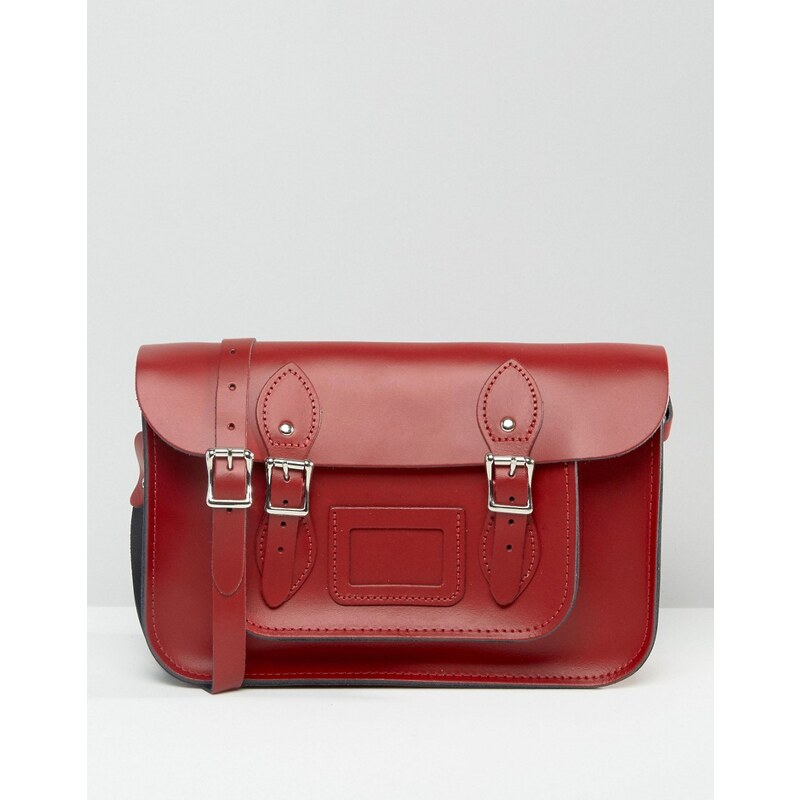 The Leather Satchel Company 12,5-Zoll-Satchel - Rot