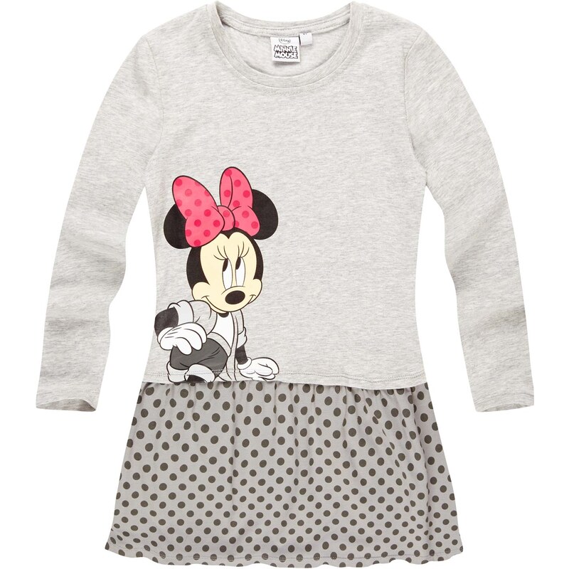 Disney Minnie Kleid grau in Größe 104 für Mädchen aus 95% Baumwolle 5% Elastan