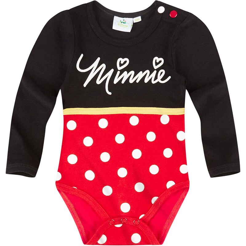 Disney Minnie Body schwarz in Größe 3M für Mädchen aus 100% Baumwolle