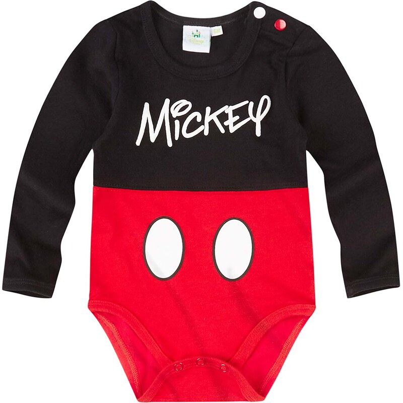 Disney Mickey Body schwarz in Größe 3M für Jungen aus 100% Baumwolle