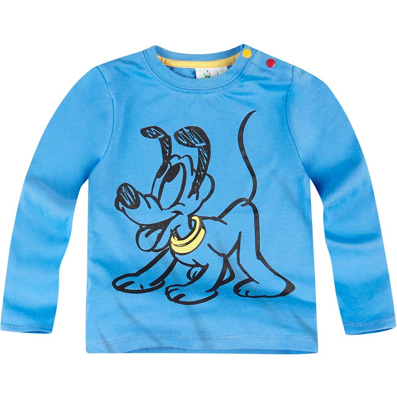 Disney Mickey Langarmshirt blau in Größe 3M für Jungen aus 100% Baumwolle