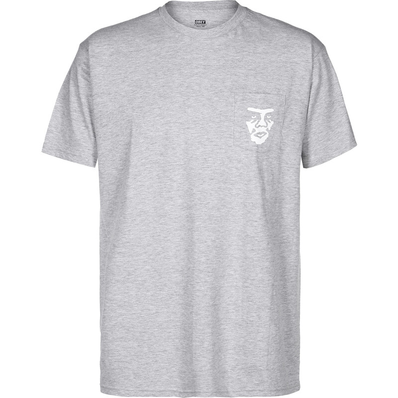 Obey The Creeper T-Shirt heahter grey