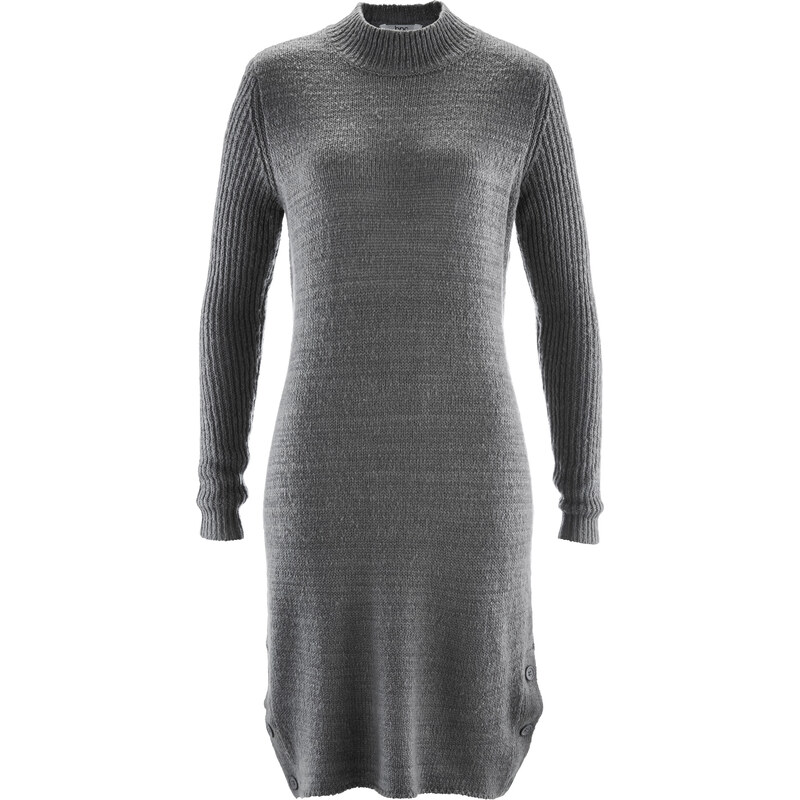 bpc bonprix collection Strick-Kleid in grau von bonprix