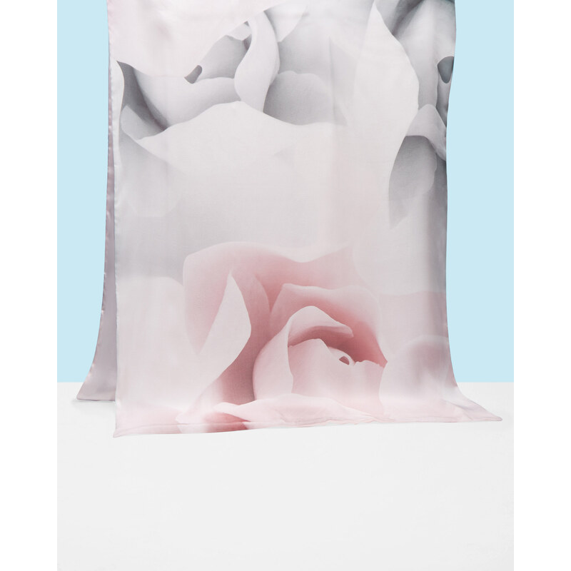 Ted Baker Seidenschal mit Porcelain Rose-Print Pink