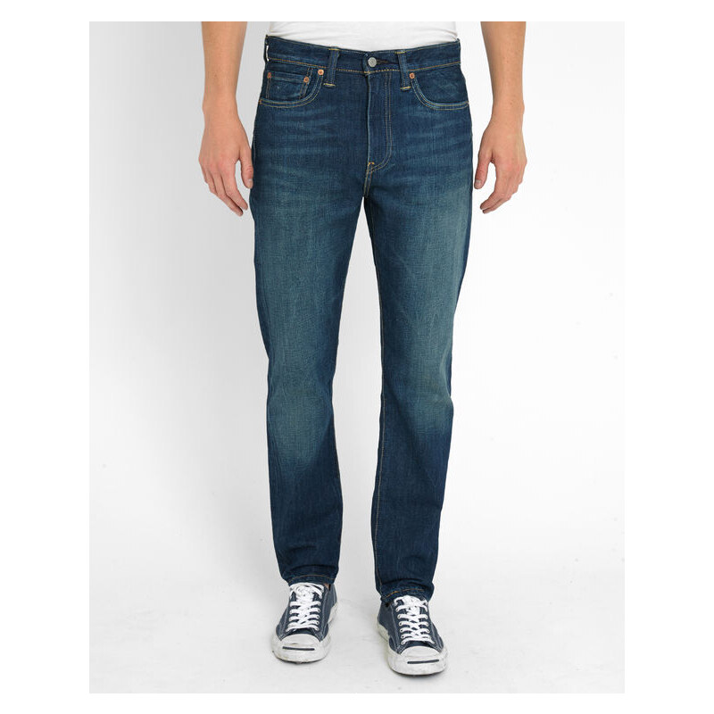 LEVI'S Jeans 522 Tapered in ausgewaschenem Dunkelblau