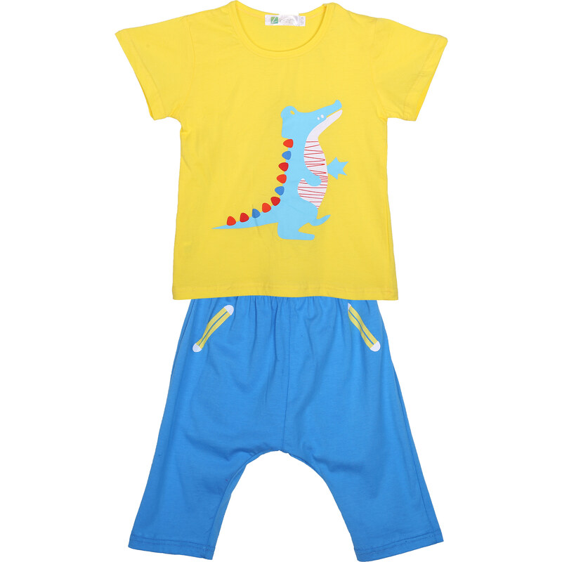 Lesara Kinder-Pyjama mit Dinosaurier-Print - 92