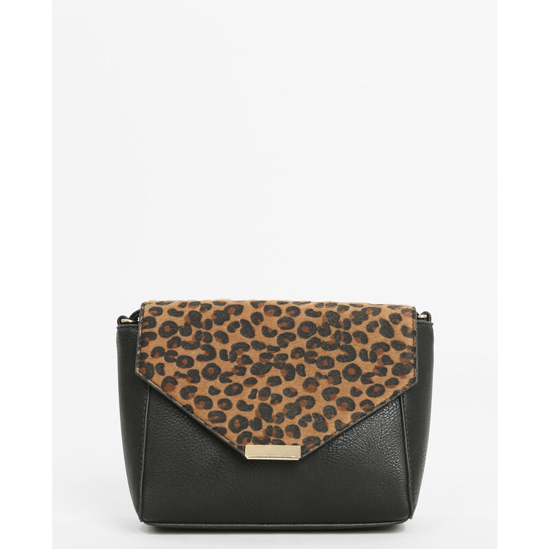 Boxy-Tasche mit Leoparden-Motiv Schwarz, Größe 00 -Pimkie- Mode für Damen