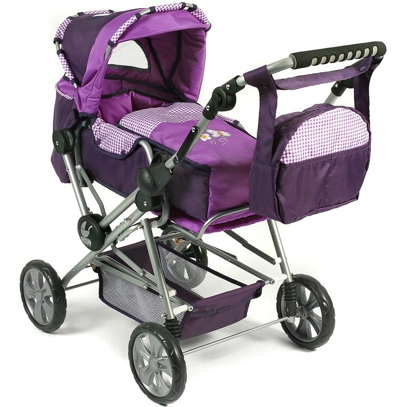 CHIC2000 Kombi Puppenwagen mit herausnehmbarer Tragetasche, »ROAD STAR Purple«