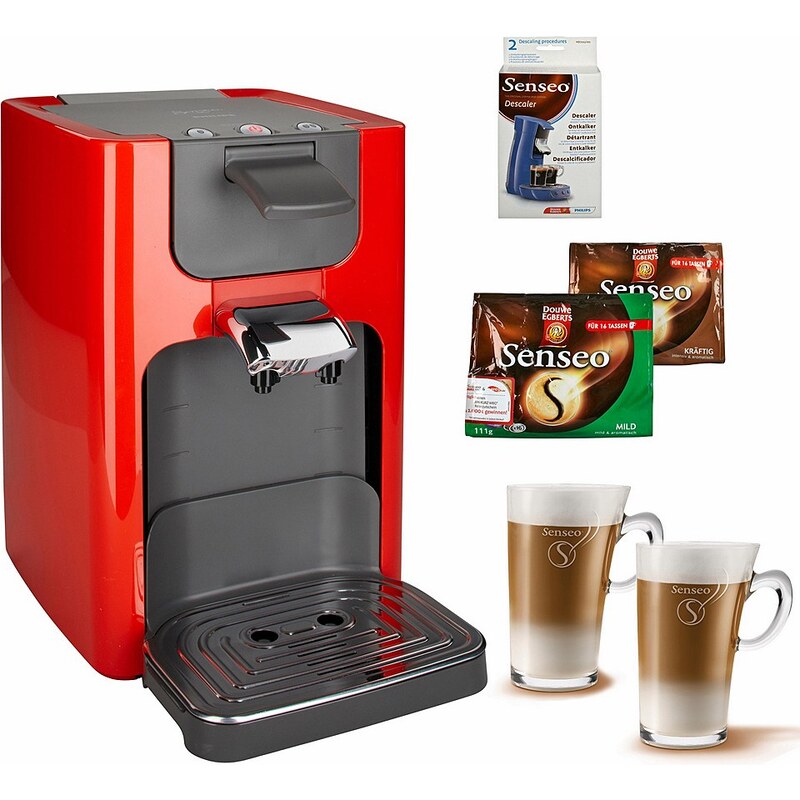 SENSEO® Kaffeepadmaschine HD7863 Quadrante, inkl. Gratis-Zubehör im Wert von 35? UVP