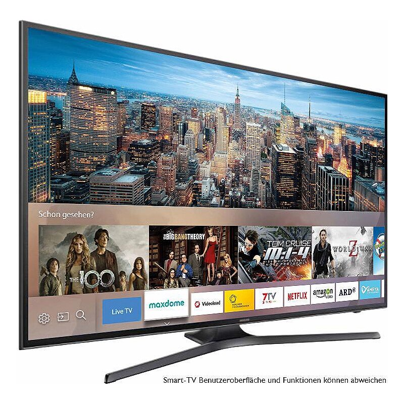 Samsung UE65KU6079UXZG, LED Fernseher, 163 cm (65 Zoll), 2160p (4K Ultra HD), Smart-TV
