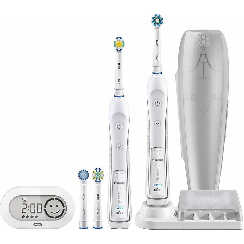 Oral-B Elektrische Zahnbürste PRO 6500, mit 2. Handstück & Bluetooth