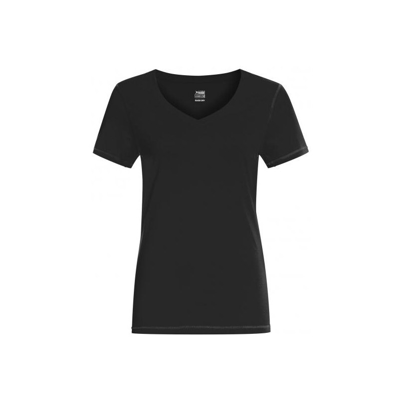 Vittorio Rossi Damen Funktionsshirt Sport Shirt figurnah schwarz