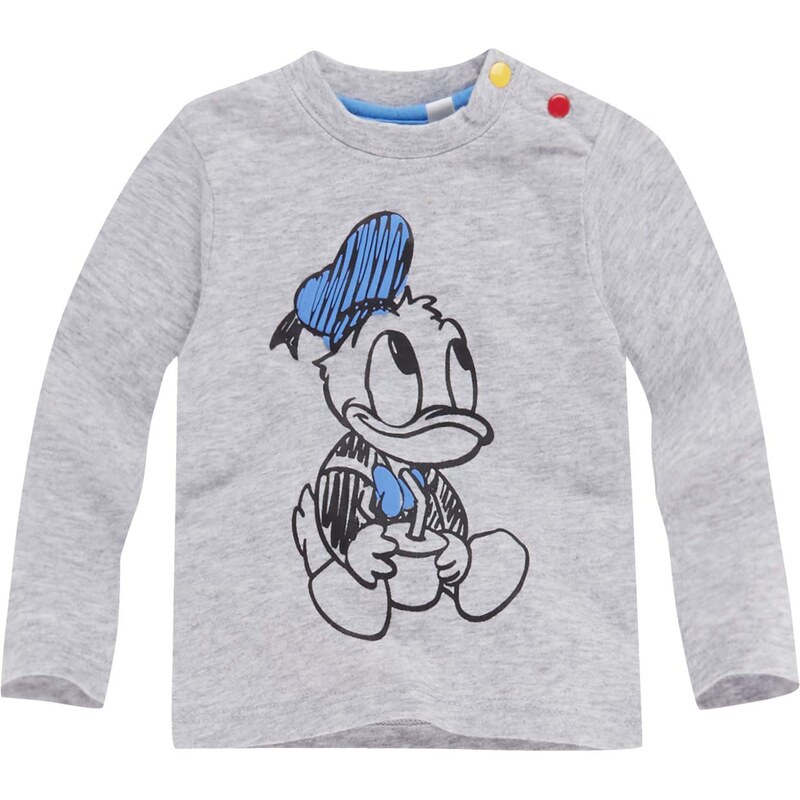 Disney Mickey Langarmshirt grau in Größe 3M für Jungen aus 100% Baumwolle