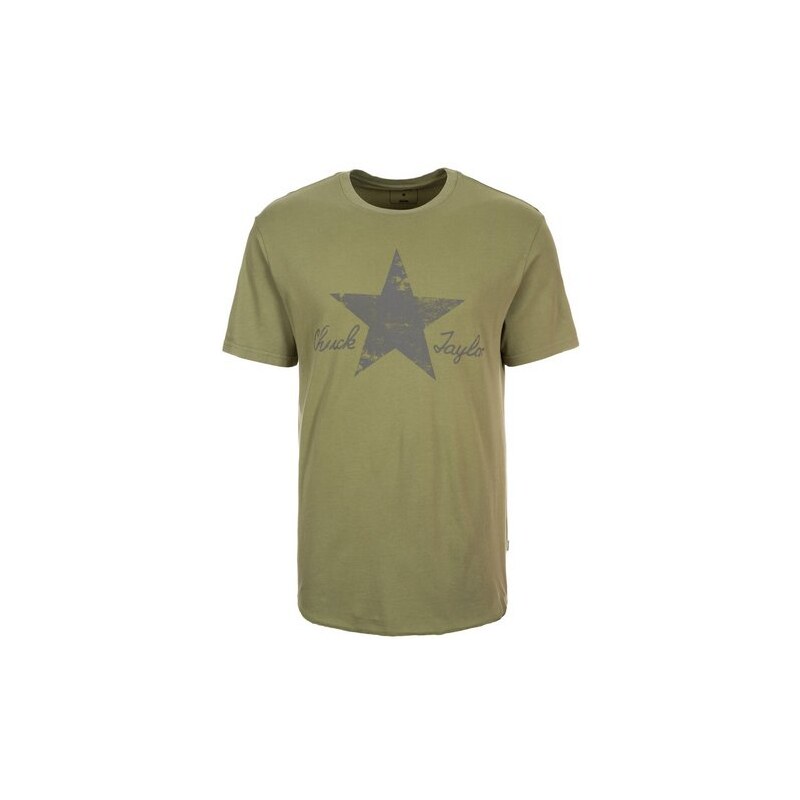 Washed Reflective T-Shirt Herren Converse grün L,M,S
