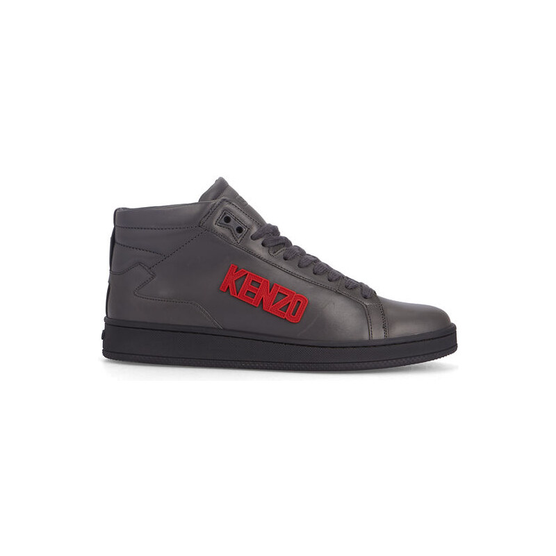 Graue, hohe Sneaker Tearx mit rotem Kenzo-Logo