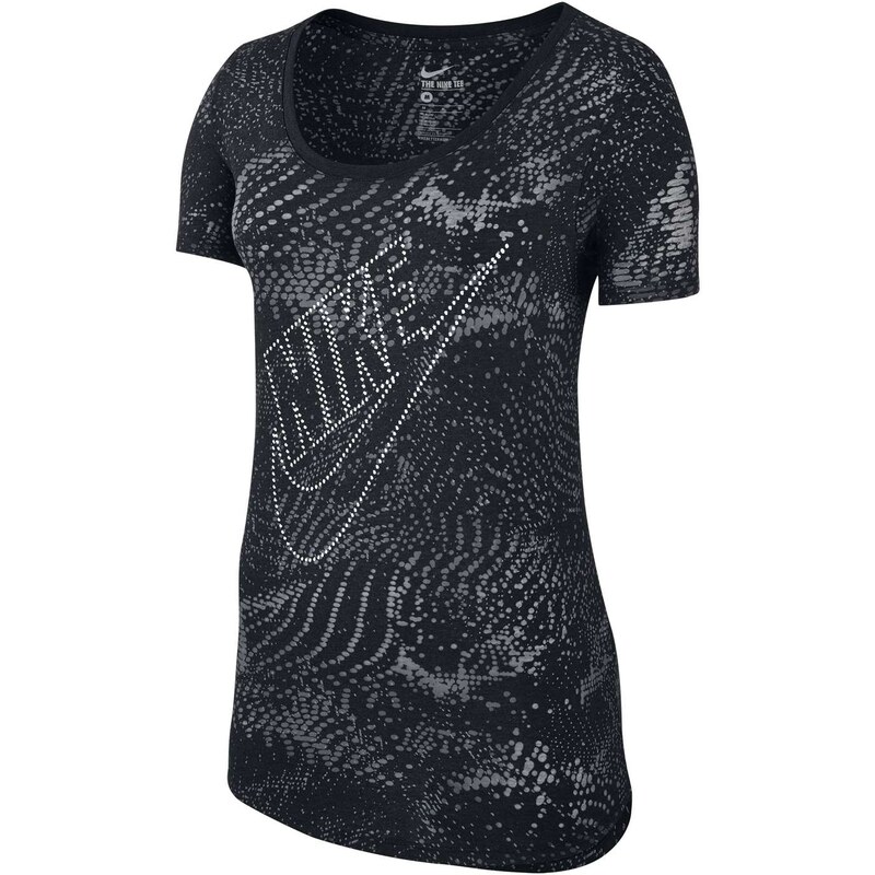 Nike Burnout Glitch - T-Shirt - schwarz