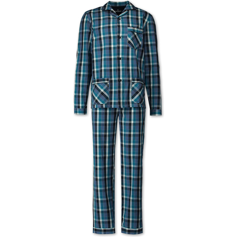 C&A Pyjama in Blau / weiß