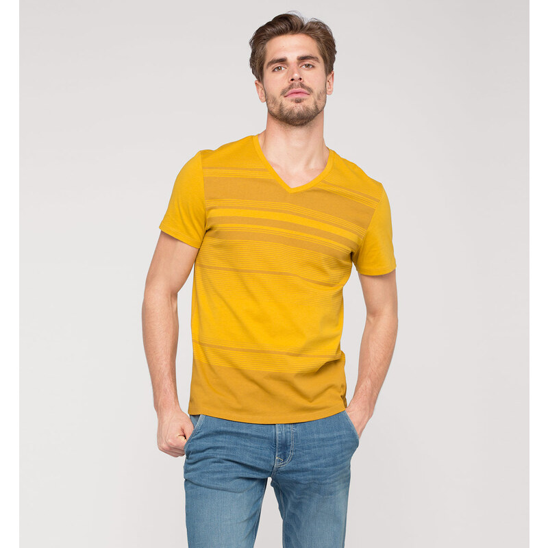 C&A T-Shirt aus Bio-Baumwolle in Gelb