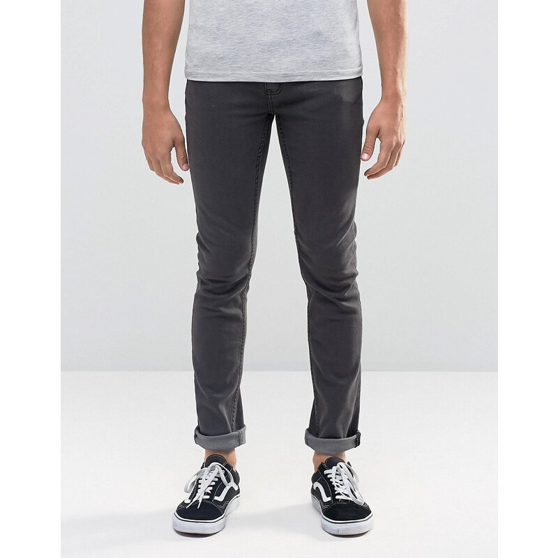 Cheap Monday - Hautenge Skinny-Jeans in grauer Waschung - Grau