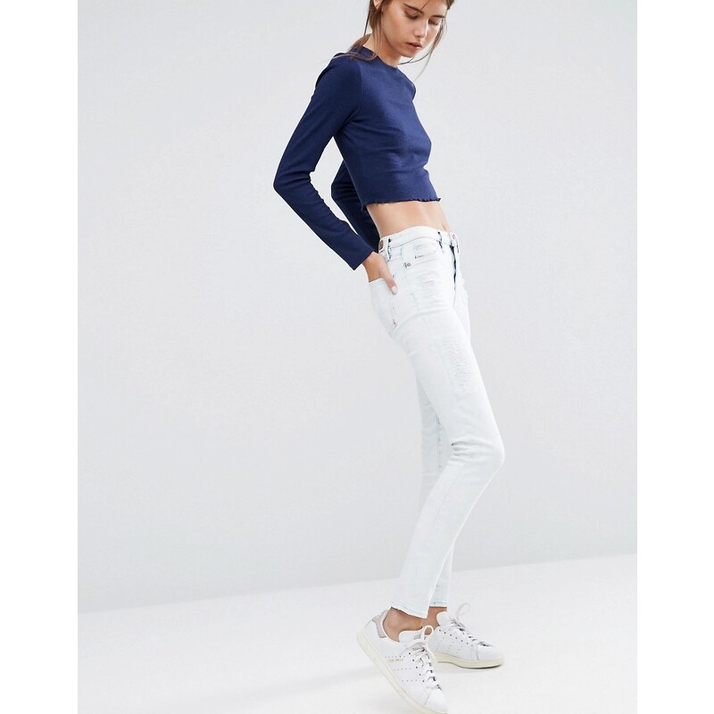Ditto's - Kelly - Enge Jeans mit hohem Bund - Blau
