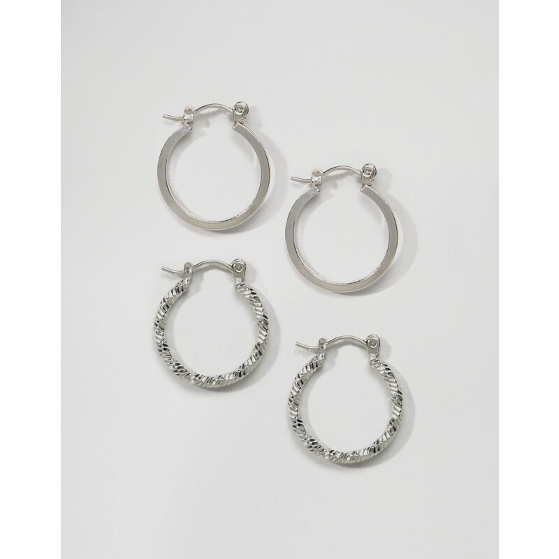Cara Jewellery Cara - NY 2 - Creolen-Set - Silber