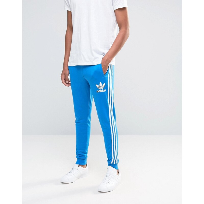 adidas Originals - AY7781 - Jogginghose mit Kleeblatt-Logo - Blau