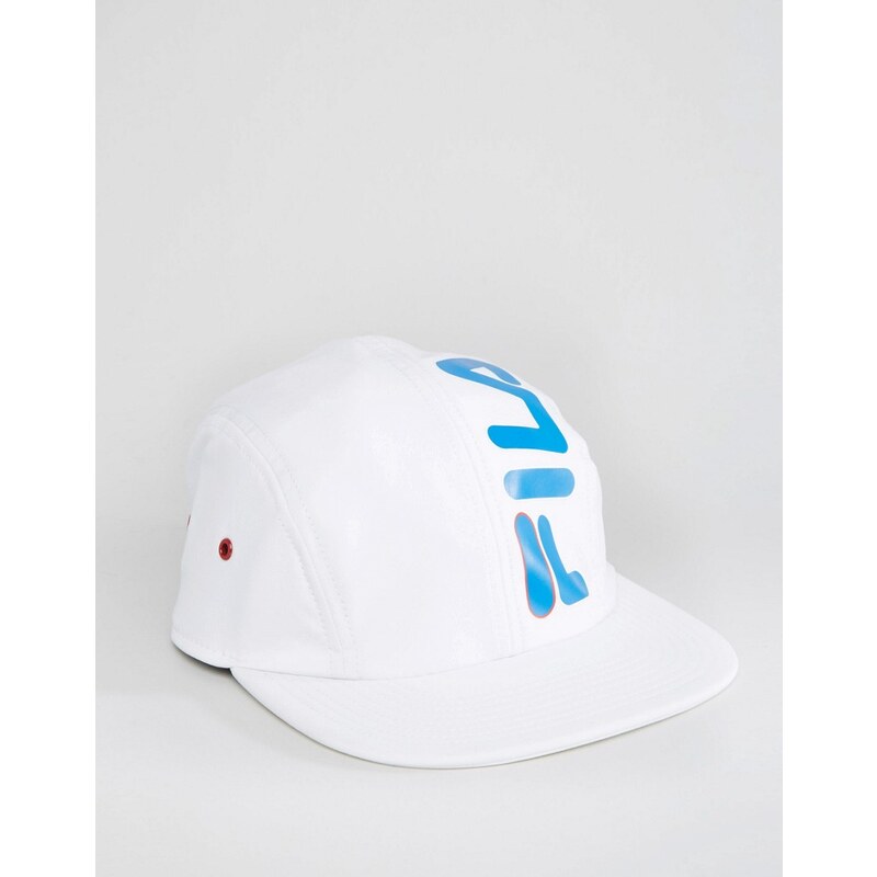 Fila - Runner - Kappe mit großem Logo und verstellbarem Knebelverschluss - Weiß