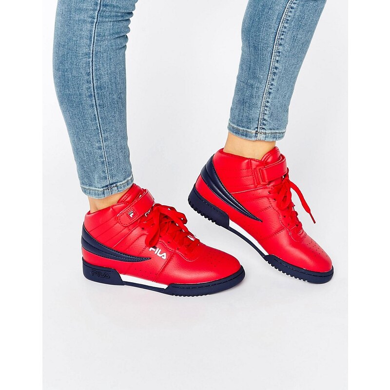 Fila - F-13 - Mittelhohe, rote Sneaker - Rot