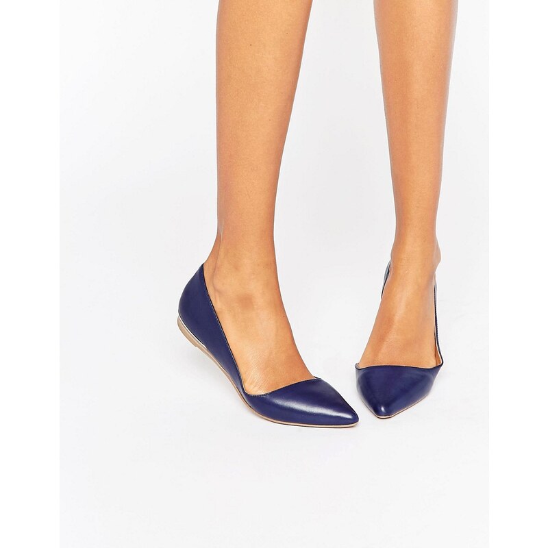 ALDO - Flache Schuhe mit Zierausschnitten - Marineblau
